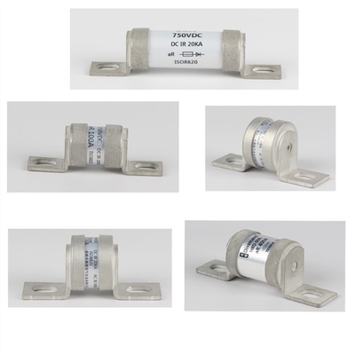 ยานยนต์ Ev แบตเตอรี่รถยนต์เซรามิกฟิวส์ 250vdc 300a Dc 20ka Bolted
