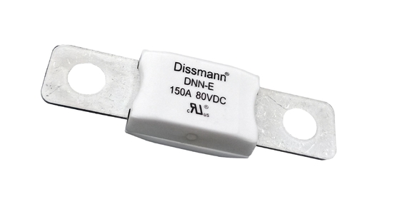 เวลาหน่วง 150 แอมป์ยานยนต์ฟิวส์สีขาว 80VDC แรงดันไฟฟ้าที่กำหนด: