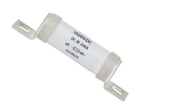 สีขาว Bs88 60a ฟิวส์วัสดุเซรามิก 1000VDC ISO8820 มาตรฐาน
