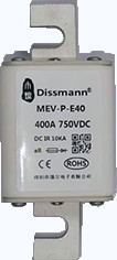 400A เซมิคอนดักเตอร์ฟิวส์ 750VDC แรงดันไฟฟ้าที่กำหนด IEC60269 มาตรฐาน