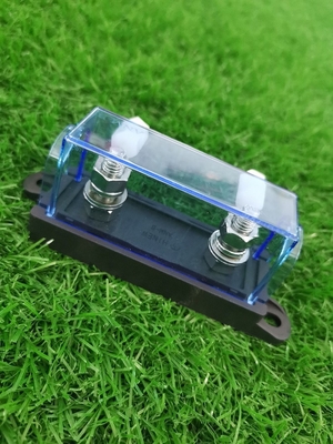 Maga Bolt On Fuse Block Blue Terminal ขนาดกลาง Flat Type Fuse Base