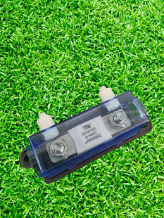 Maga Bolt On Fuse Block Blue Terminal ขนาดกลาง Flat Type Fuse Base
