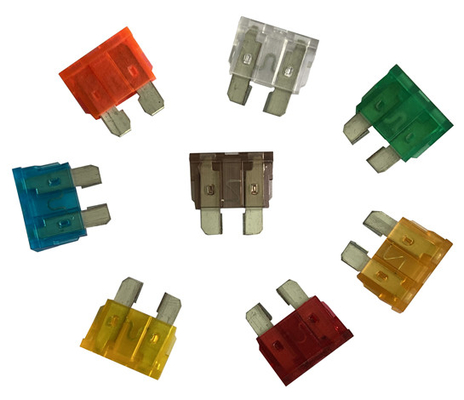 ฟิวส์ใบมีดยานยนต์มาตรฐาน UL-248 DC32V 1A-40A สำหรับรถยนต์รถบรรทุกเรือ