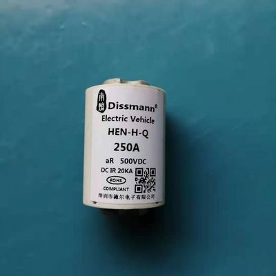 ฟิวส์ยานยนต์แรงสูงไฟเบอร์ท่อ UL248 ได้รับการรับรอง DC500V 550A HEV