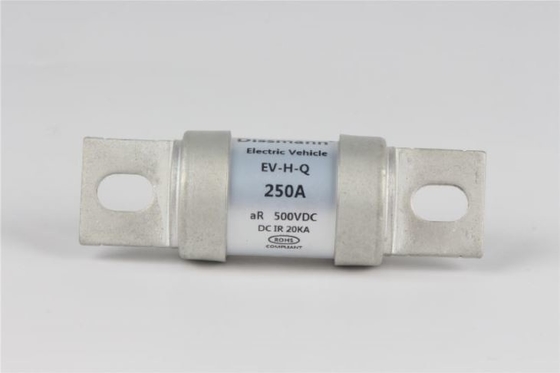 ฟิวส์ยานยนต์ 200Amp ฟิวส์ 500VDC สำหรับเครื่องชาร์จ EV ฟิวส์ HRC ผลิตในประเทศจีน