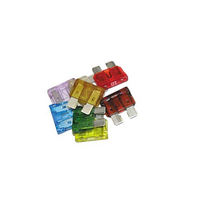 ฟิวส์ใบมีดรถยนต์สำหรับผู้โดยสารรถยนต์มาตรฐาน UL, DC32V Mini Blade Fuse
