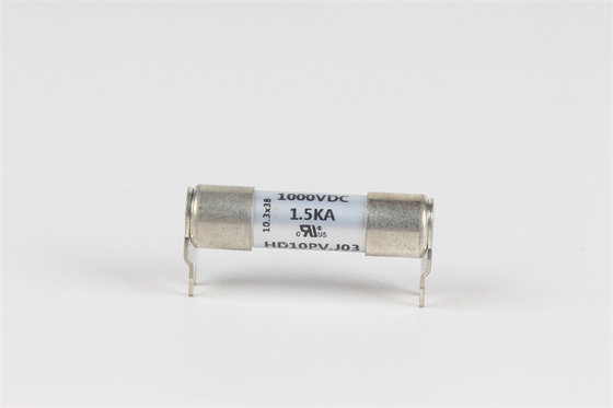 ฟิวส์ Dissmann ความจุสูง 10x38 มม. ฟิวส์เซรามิกสองขา ได้รับการรับรองจาก UL