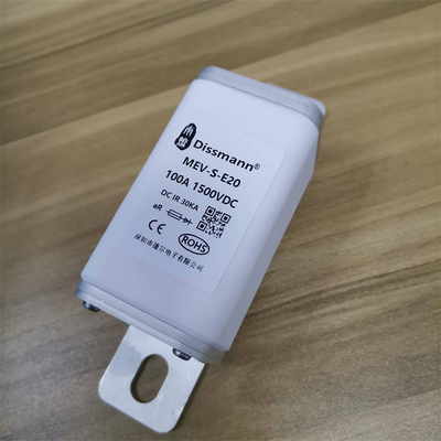 Dissmann MEV Series Square ฟิวส์ 1000VDC ฟิวส์ยานยนต์เซรามิกแรงสูงสำหรับเสาเข็มชาร์จ