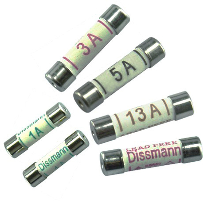 Bs1362 3a ฟิวส์มาตรฐานอังกฤษ ASTA ใบรับรองวัสดุท่อเซรามิก