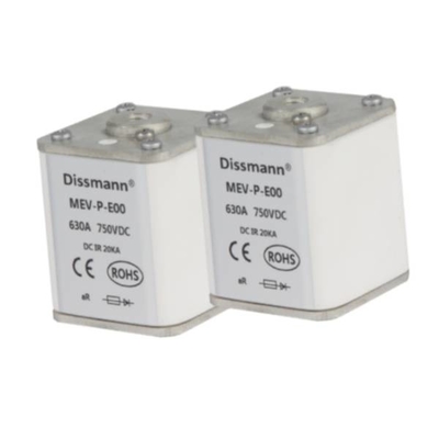 ฟิวส์พลังงานอุตสาหกรรมเซมิคอนดักเตอร์ 750VDC สแควร์มาตรฐานยุโรป