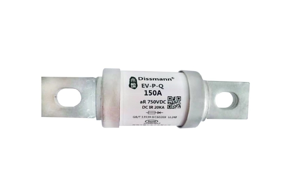 รถยนต์ไฟฟ้า 750VDC ฟิวส์กระแสไฟต่ำ 150A ROHs มาตรฐาน