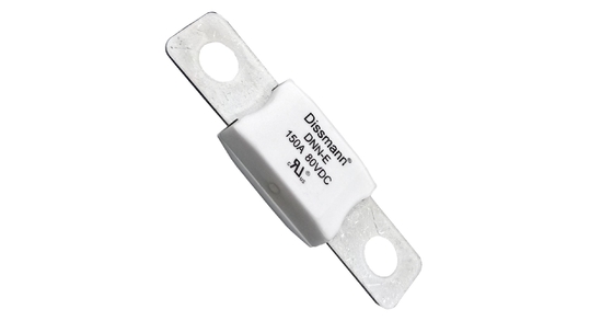 เวลาหน่วง 150 แอมป์ยานยนต์ฟิวส์สีขาว 80VDC แรงดันไฟฟ้าที่กำหนด: