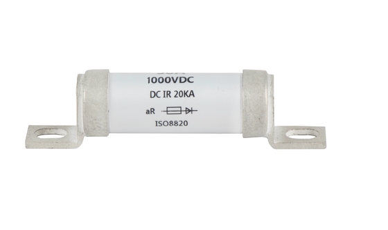 สีขาว Bs88 60a ฟิวส์วัสดุเซรามิก 1000VDC ISO8820 มาตรฐาน