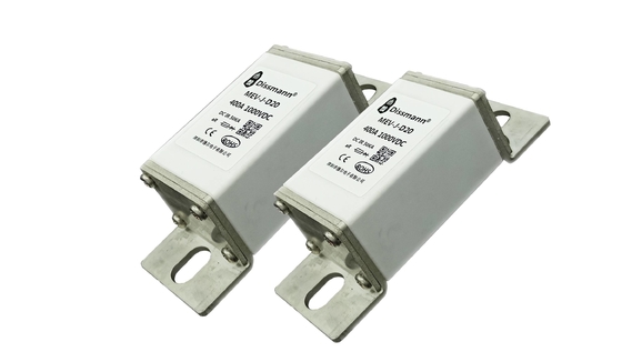 ฟิวส์เซรามิกแรงดันสูง 400 แอมป์ ISO8820 สีขาวมาตรฐาน