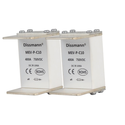 European Square Body Fuse ในอินเวอร์เตอร์ DC10KA กำลังทำลาย