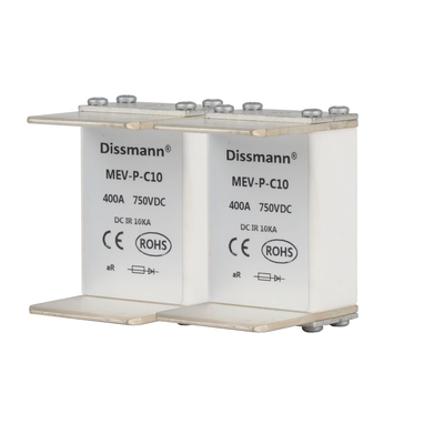750volt Solar PV ฟิวส์วัสดุเซรามิก MEV ซีรีย์แรงดันสูง