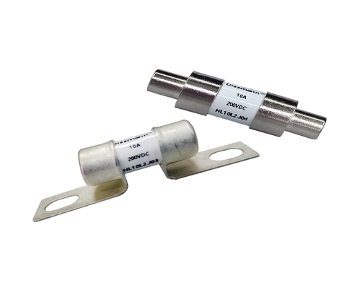 10 X 25 ฟิวส์ Solar PV ฟิวส์ 10 แอมป์วัสดุเซรามิก IEC60269 มาตรฐาน