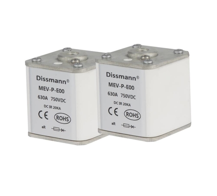 แท่นชาร์จ Solar PV ฟิวส์ DC20KA ความจุทำลายวัสดุเซรามิก