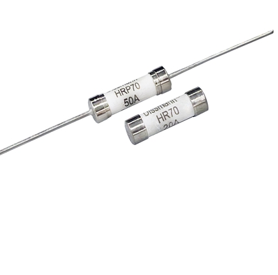 ฟิวส์พลังงานอุตสาหกรรมต่ำในปัจจุบัน HRP70 วัสดุเซรามิก 70VDC