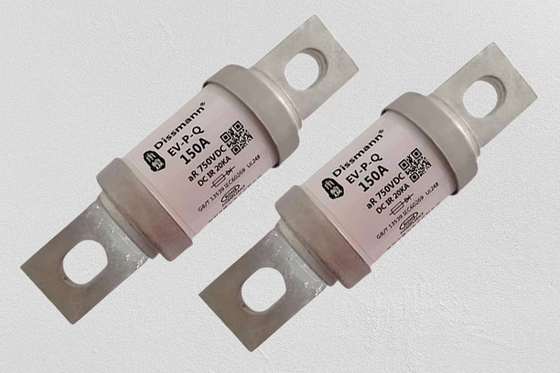 รถยนต์ไฟฟ้า 750VDC ฟิวส์กระแสไฟต่ำ 150A ROHs มาตรฐาน
