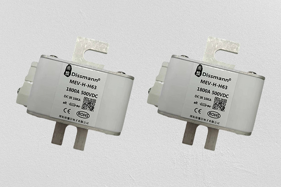 ฟิวส์ป้องกันสารกึ่งตัวนำสีขาว 1800A, ฟิวส์เซรามิก 500v IEC60269