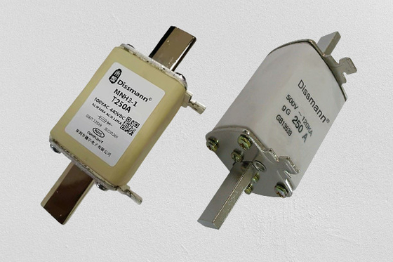 NT RT NH ฟิวส์ความจุสูงแตก 600VDC แรงดันไฟฟ้าที่กำหนด IEC60269