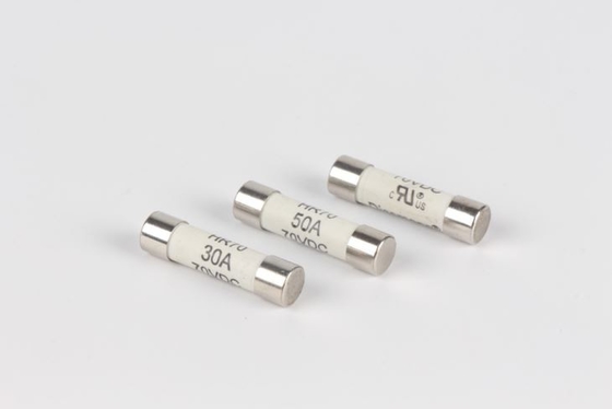 HR70 5G Communication Semiconductor ฟิวส์ 2.5KA 70VDC ขัดจังหวะ