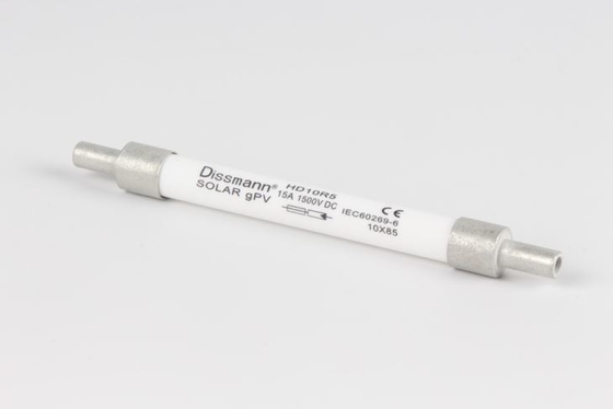 GPV ปฏิบัติการเซมิคอนดักเตอร์ฟิวส์ 10 Mm X 85 Mm 1500VDC พิกัดแรงดันไฟฟ้า