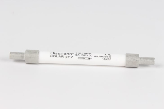 GPV ปฏิบัติการเซมิคอนดักเตอร์ฟิวส์ 10 Mm X 85 Mm 1500VDC พิกัดแรงดันไฟฟ้า
